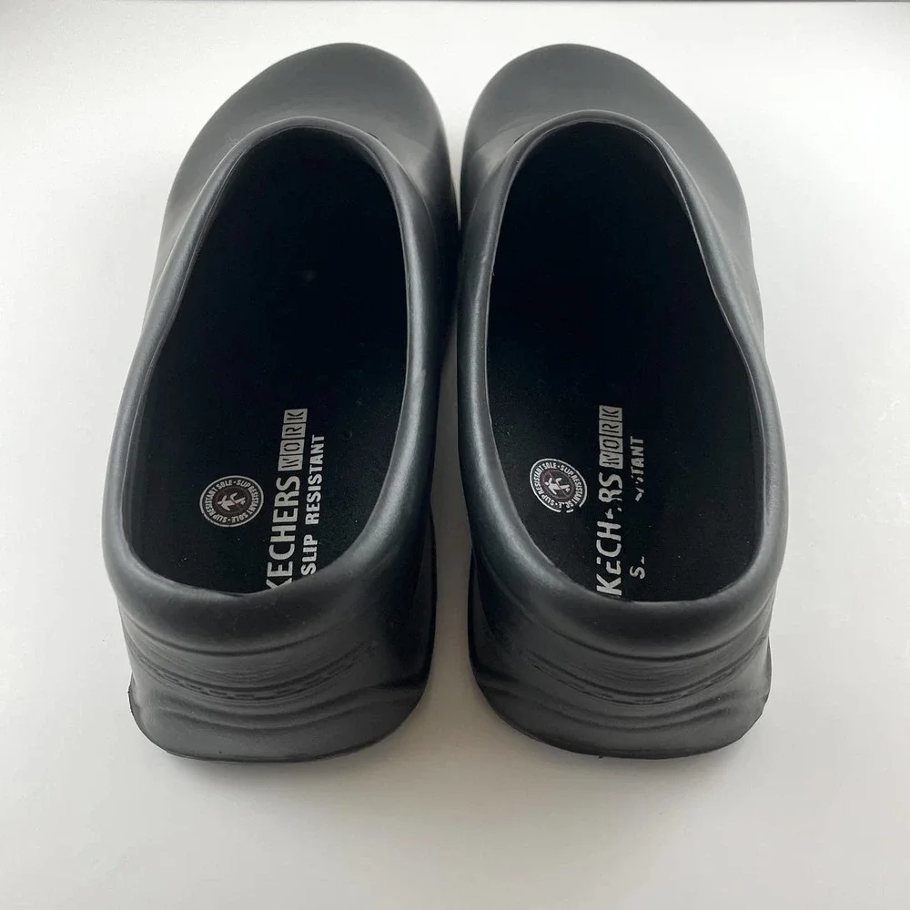 Skechers Men’s Work Slip-on Slip Resistant  Casual Clog - Picture 5 of 10